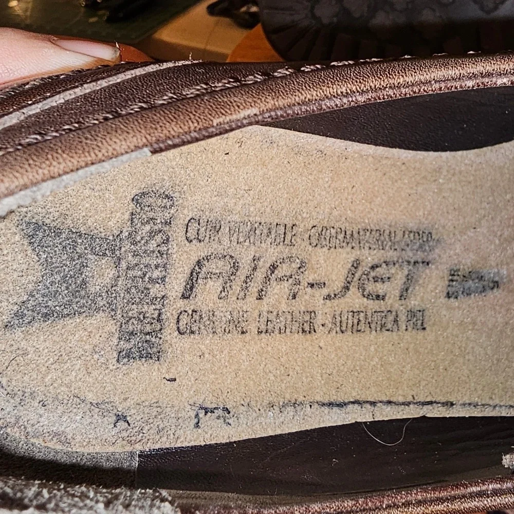 Mephisto Brown Leather Oxford Dress Shoes Men US 9 EUR 8.5 Air‎ Jet Comfort